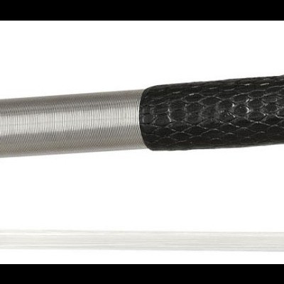 Arco para violino com cerdas brancas e cabo preto texturizado