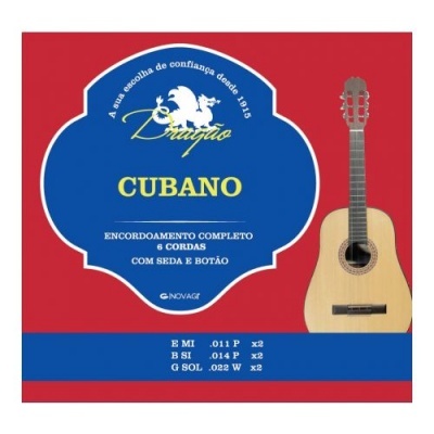 Embalagem de cordas para guitarra Dragão Cubano