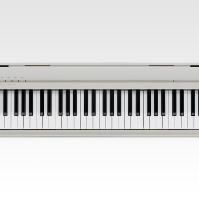 Teclado musical digital branco CASIO com 61 teclas