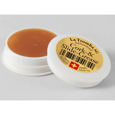 Creme Cork-& Slide-Grease em embalagem branca com rótulo amarelo