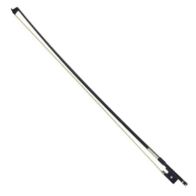 Arco para violino de madeira escura e crina clara