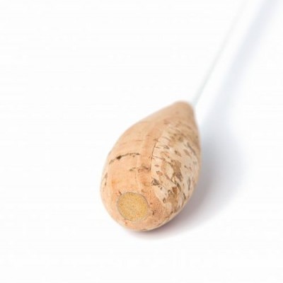 Vareta metálica com cabo de cortiça