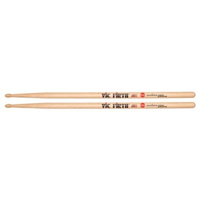 Par de baquetas de madeira Vic Firth 5A com texto impresso