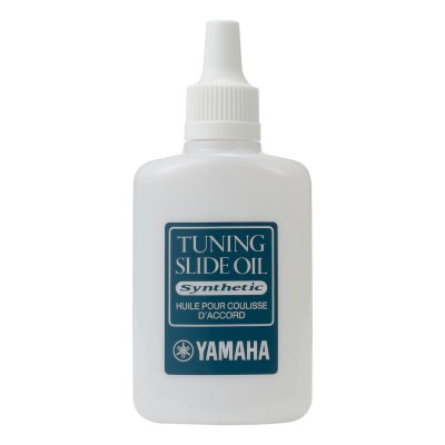 Frasco branco de óleo sintético para afinação da Yamaha