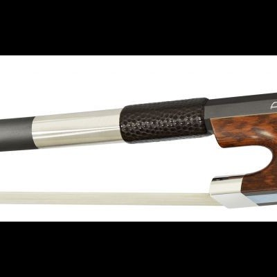 Arco de violino ARCUS - S7 com vara branca e acabamento em madeira escura