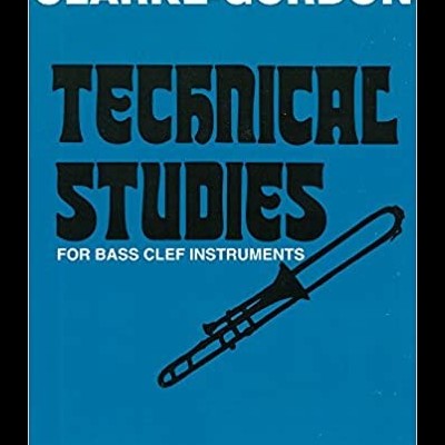 Capa azul de livro com texto e desenho de instrumento musical em preto