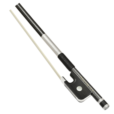 Arco para violino em fundo branco.