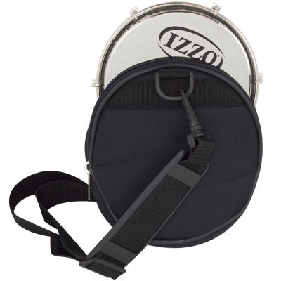 Tambor redondo com capa preta e alça ajustável