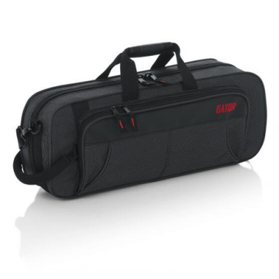 Mala preta para instrumentos GATOR com alça e pegas de transporte