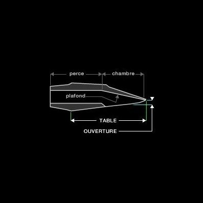 Diagrama técnico em preto e branco com etiquetas de partes e medidas.