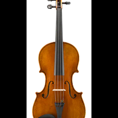 Violino clássico em madeira castanho