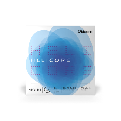 Embalagem de cordas para violino D'Addario Helicore 4/4 tensão média