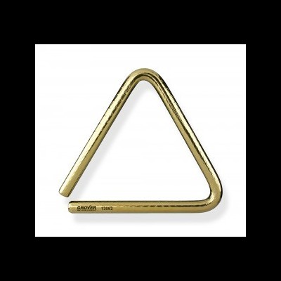 Triângulo musical dourado da marca GROVER