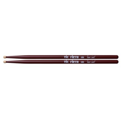 Par de baquetas para bateria Vic Firth 5AN American Classic castanhas com pontas em madeira clara