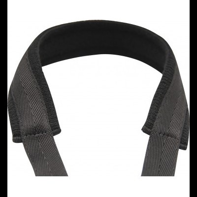 Correia de ombro preta acolchoada