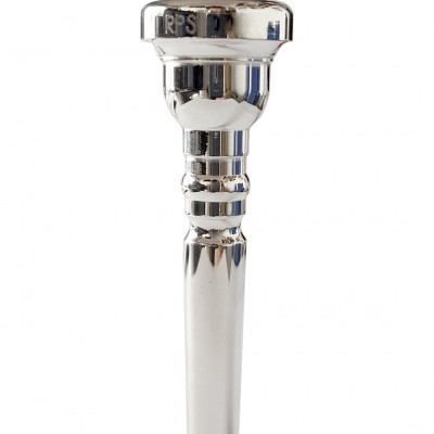 Bocal cromado para instrumento musical