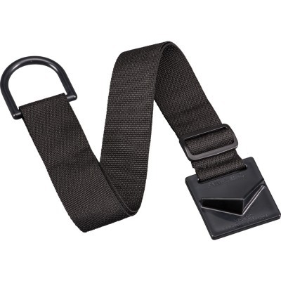 Cinta preta com fivela e gancho preto