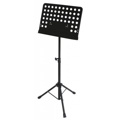 Cabo de música preto com base tripé ajustável