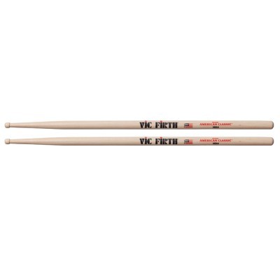 Par de baquetas de madeira claras Vic Firth American Classic 5A