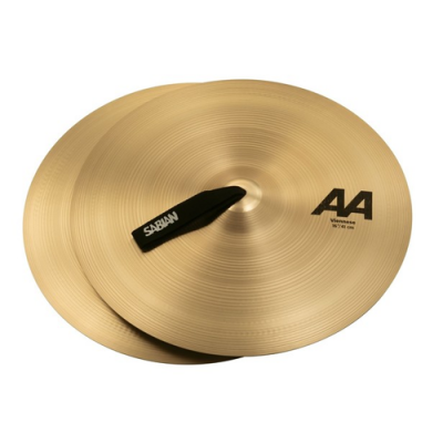 Par de pratos Sabian AA Viennese dourados metálicos