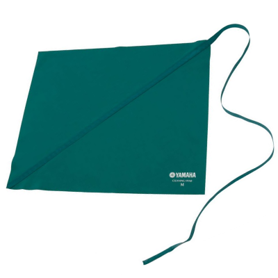 Pano de limpeza verde Yamaha tamanho M com fita para prender