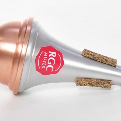 Surdina para trompete RGC MUTE com corpo metálico e campânula cobreada