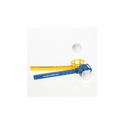 Removedores plásticos para comprimidos azul e amarelo com esferas brancas