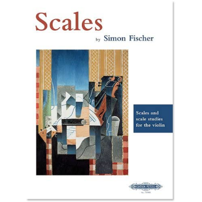 Capa do livro Scales de Simon Fischer para violino