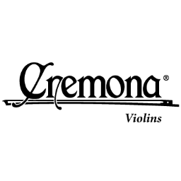 Logótipo da marca Cremona Violins em preto com fundo branco