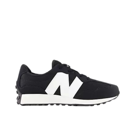 Sapatilha New Balance Preto Gs327 Cbw Ténis desportivos pretos com letra N branca na lateral