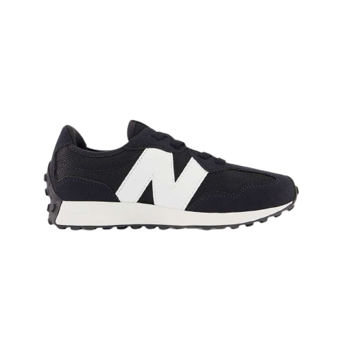 Sapatilha New Balance Preto Gs327 Cbw Ténis desportivo preto com logo branco N e sola branca