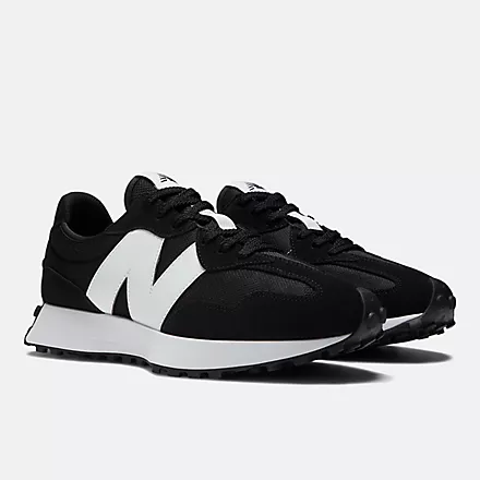 Sapatilha New Balance Preto Gs327 Cbw Sapatilhas desportivas pretas e brancas com logo N