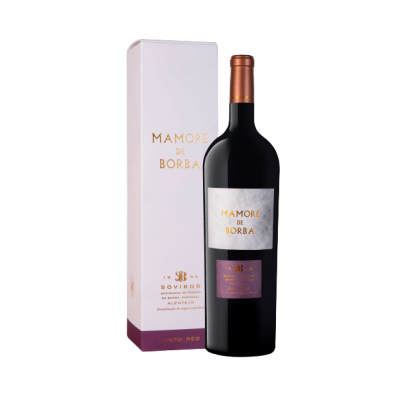Garrafa de vinho Mamore de Borba com caixa