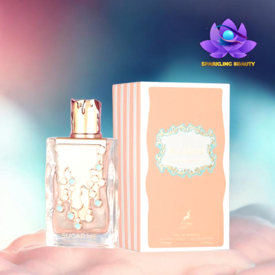 Frasco de perfume e caixa da marca Sugar Me Marshmallow Dream