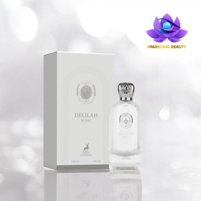 Frasco e embalagem de perfume branco Delilah Blanc