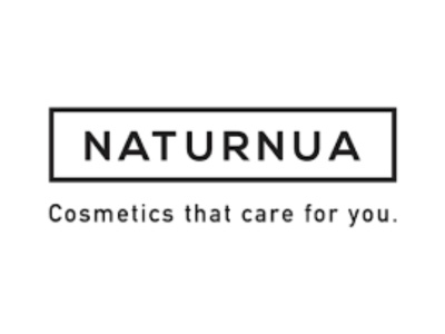 Logótipo NATURNUA com texto Cosmetics that care for you.