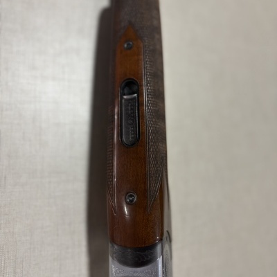 Espingarda em madeira e metal com gravações MADE IN ITALY