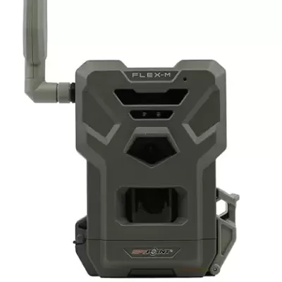 Câmara de vigilância FLEX-M verde-oliva com antena e design angular