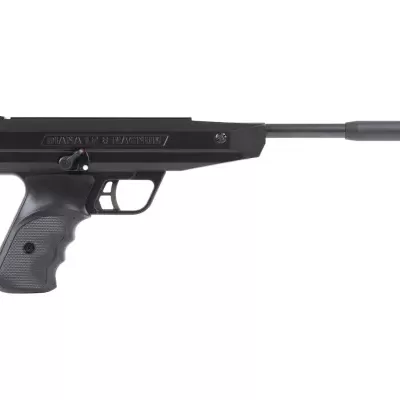 Pistola de pressão de ar preta DIANA LP 8 MAGNUM com punho texturizado