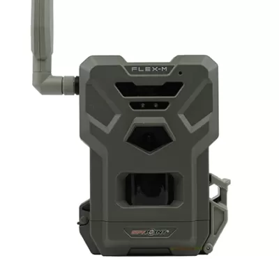 Câmara de vigilância FLEX-M verde-oliva com antena e design angular