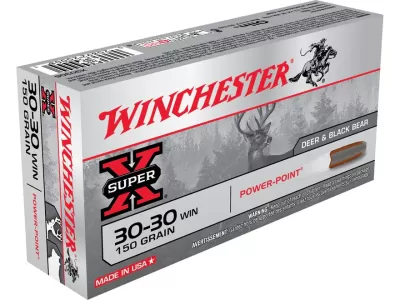 Caixa de munição Winchester 30-30 WIN 150 grain power-point para veados e ursos negros