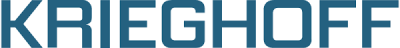 Logótipo da marca KRIEGHOFF azul em fundo branco