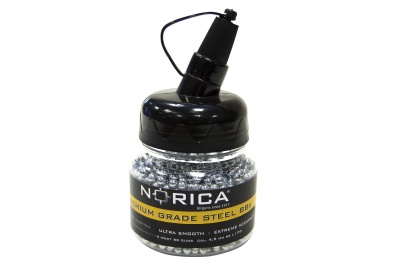 Frasco de esferas de aço NORICA para armas de pressão