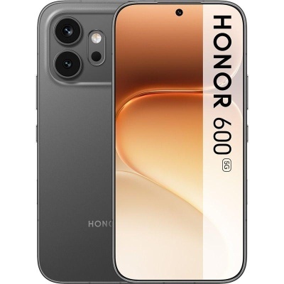 Smartphone HONOR 60 5G cinza escuro com ecrã e câmaras