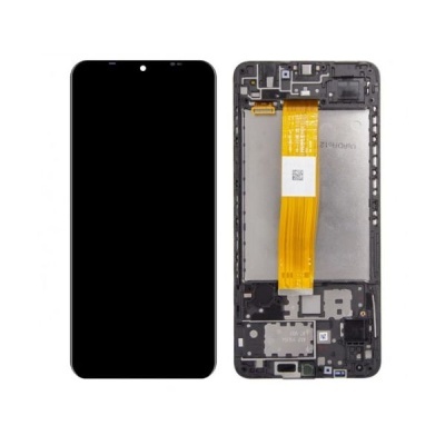 Ecrã e componente traseiro de smartphone com fita flexível amarela