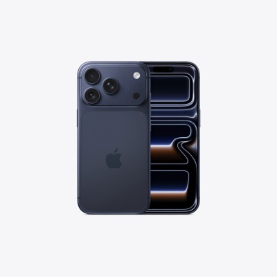 Telemóvel Apple iPhone preto com três câmaras e ecrã ligado