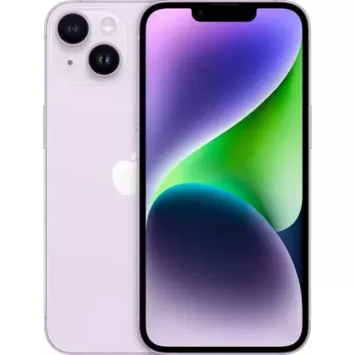 Smartphone branco com ecrã colorido e duas câmaras circulares