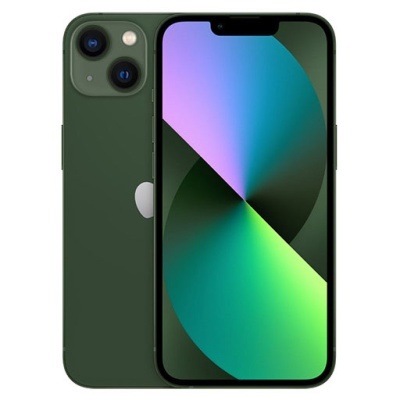 Smartphone verde com duas câmaras traseiras e ecrã colorido