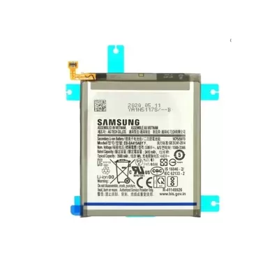 Bateria Samsung EB-BA715ABY para smartphone com etiquetas e conector