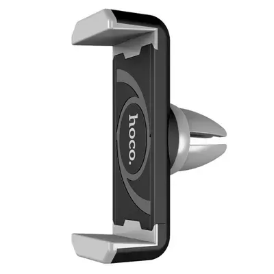 Suporte de telemóvel para carro em plástico preto e cinza da marca hoco